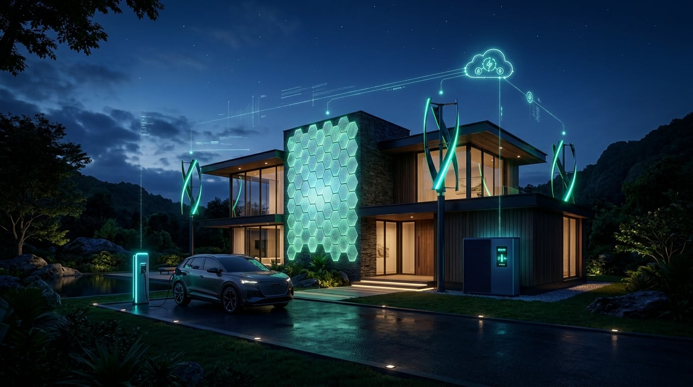 Residencial de luxo autónomo